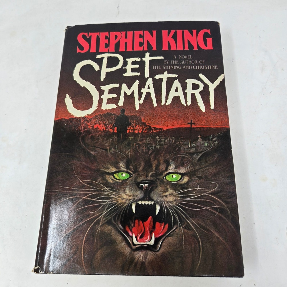 Stephen King Pet Sematary First Edition 1983 Doubleday Hardcover Y38 Printing